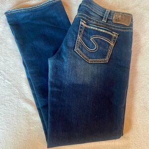 Silver Jeans Women's Indigo Straight Leg Denim